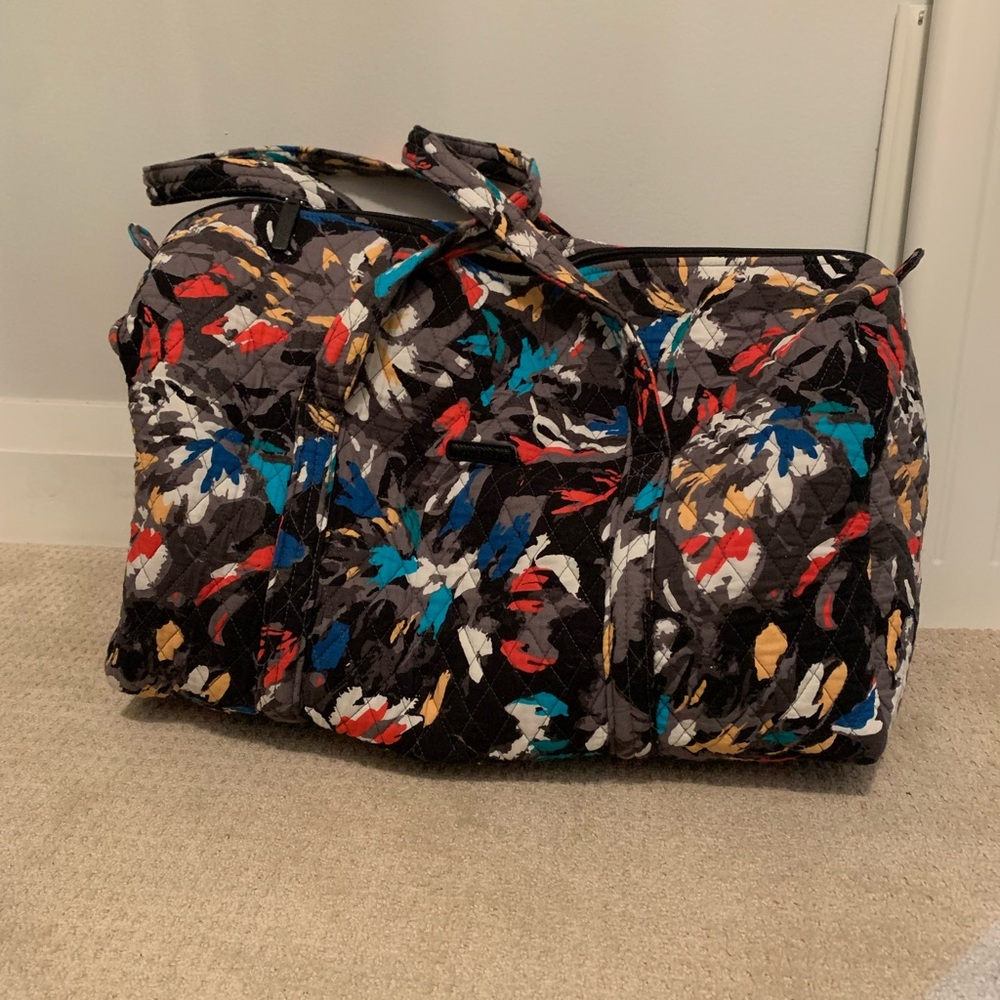 Vera Bradley splash floral duffel bag